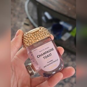 White Barn Champagne Toast Hand Sanitizer - Bedazzled Lid